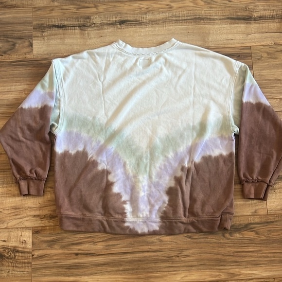 FP Movement Ombré Tie-Dye Metti Crewneck Sweatshirt Size Medium - Picture 9 of 9